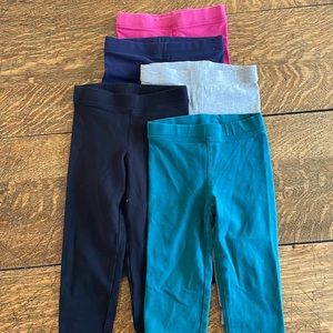 Set of 5 Primary leggings